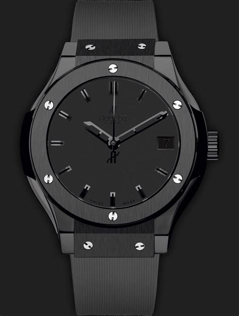 hublot ganz schwarz|hublot black watches.